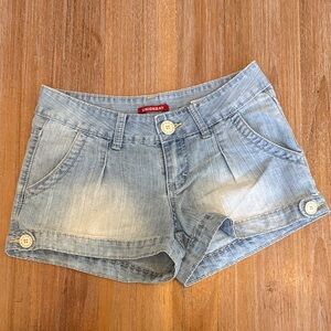 Unionbay Junior’s Faded Blue Jean Shorts